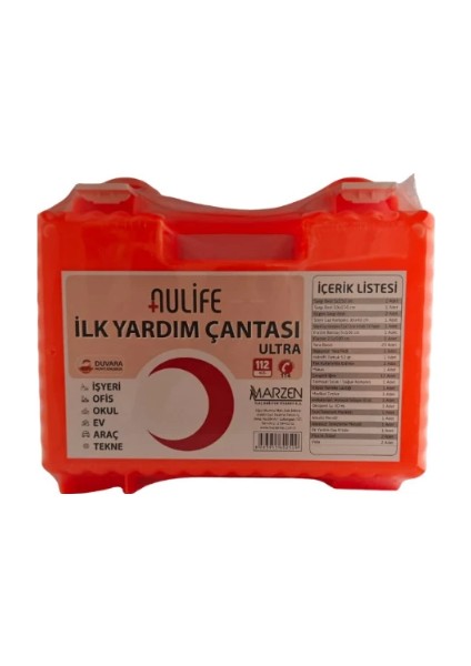 Ilk Yardım Çantası Ultra Set Duvara Monte Edilebilir