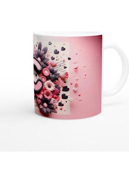 C Harfi Sevimli Alfabe Kupa Bardak modelleri