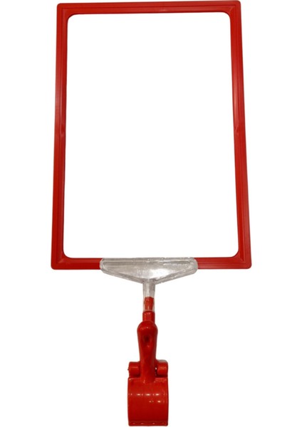 5 Adet Beyaz Renk A4 Mandallı Fiyat Etiketi Sepet, Stand, Teşhir, Askılık, Çerçeveli Fiyat Etiketi modelleri