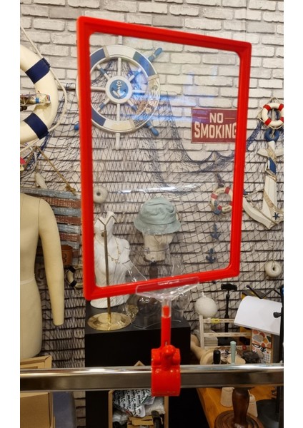 5 Adet Mavi A4 Mandallı Fiyat Etiketi Sepet Etiketi Çerçeveli Fiyat Etiketi Eşek Askılık Etiketi fiyatları