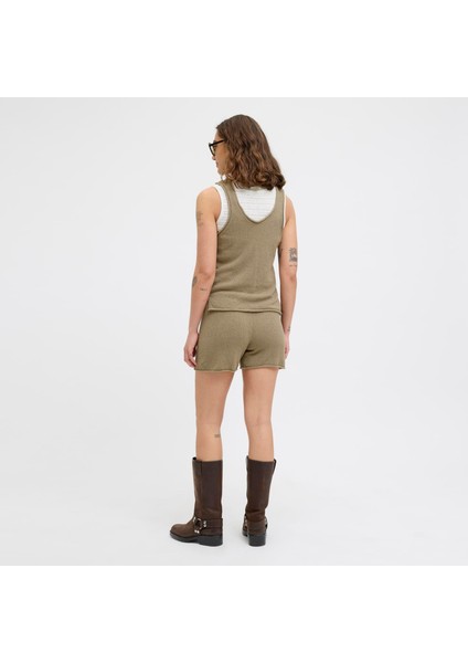 Kadin Kalin Askili Triko Bluz - Amara modelleri