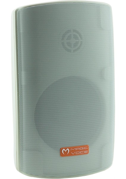 Magıcvoıce Mv-38 11 cm 50 W Beyaz Sütun Hop 2li Takım Trafolu