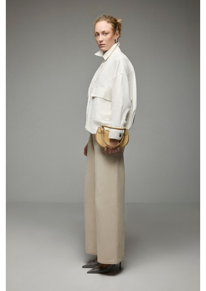 Oversıze Gabardin Ceket