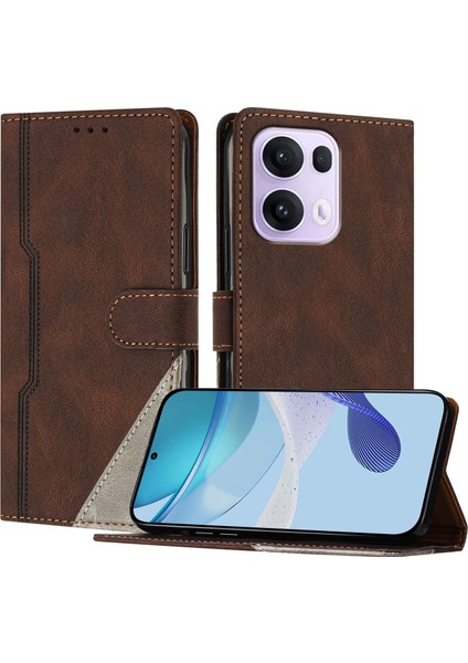 Oppo Reno 13 Pro 5g Cüzdan Kılıfı Pu Deri Kart Kılıfı ile Uyumludur El Standı Özelliği (Yurt Dışından)