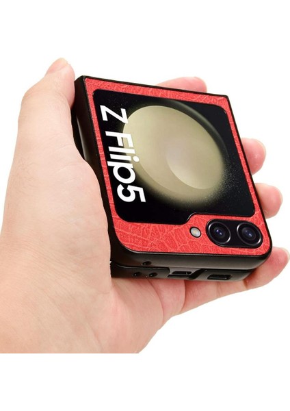 Samsung Galaxy Z Flip 5 Uyumluluk Klasik Için Şık Klasik Durumda (Yurt Dışından) modelleri