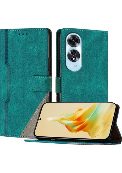 Oppo A60 4g Cüzdan Kılıfı Pu Deri Kart Kılıfı ile Uyumludur El Standı Özelliği (Yurt Dışından)