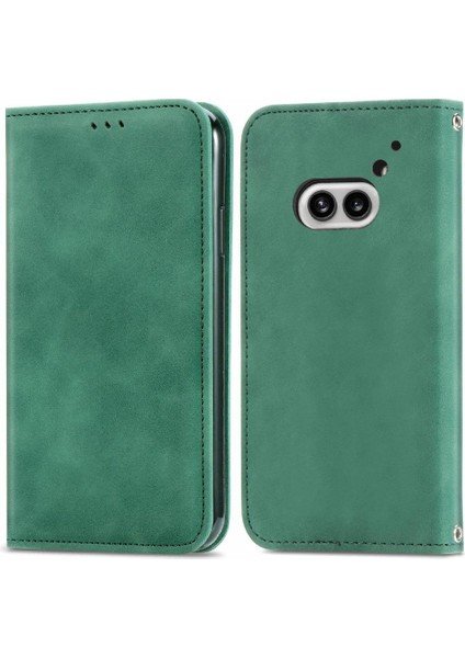 Hiçbir Şey Için Flip Case Telefon 2A Darbeye Basit Iş Deri Çanta (Yurt Dışından)