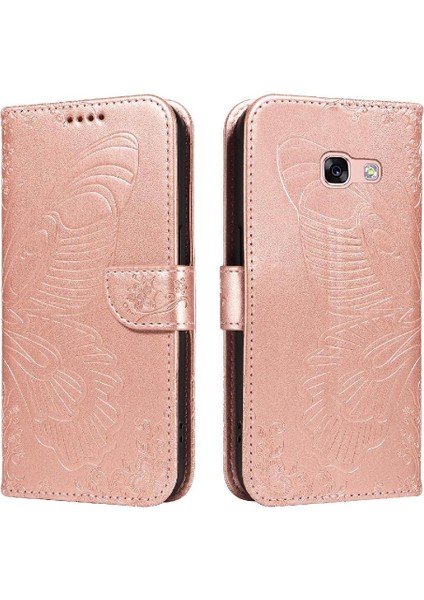 Kredi Kartı Yuvası Ayrılabilir El ile Samsung Galaxy A3 2017 Için Flip Case (Yurt Dışından)