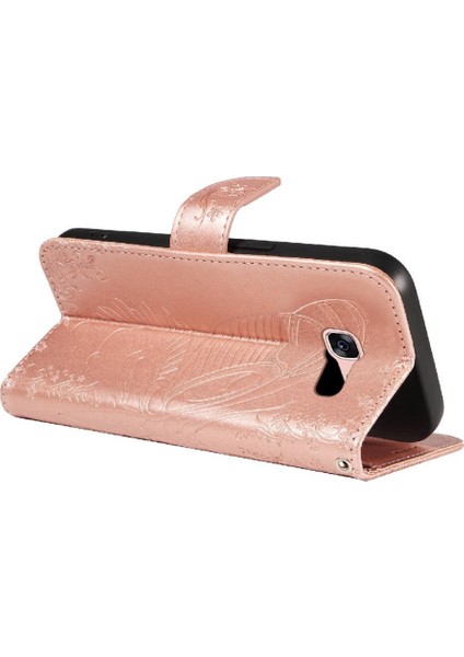 Kredi Kartı Yuvası Ayrılabilir El ile Samsung Galaxy A3 2017 Için Flip Case (Yurt Dışından)