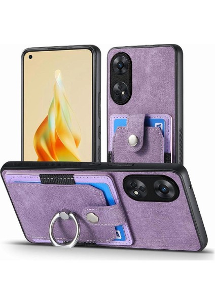 Oppo Için Kılıf Oppo 8t 4g Halka Tutucu Standı Crad Yuvası Manyetik Araç Montaj (Yurt Dışından) modelleri