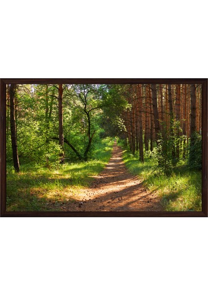 Statik Tutunma Özellikli Tablo - Poster Manzara (Model-23) 78 cm x 117 cm Bstmy