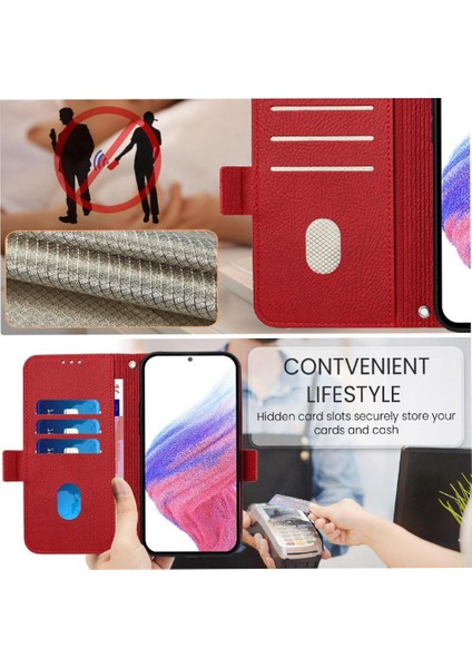 Oneplus 12 Için Kılıf 5g Manyetik Cüzdan Pu Deri Kredi Kartı Yuvası ile (Yurt Dışından)
