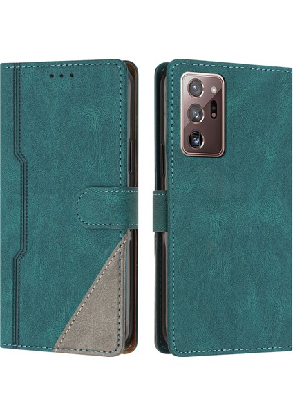 Samsung Galaxy Note 20 Ultra Cüzdan Kılıfı Pu Deri Kart Kılıfı ile Uyumludur El Standı Özelliği (Yurt Dışından)