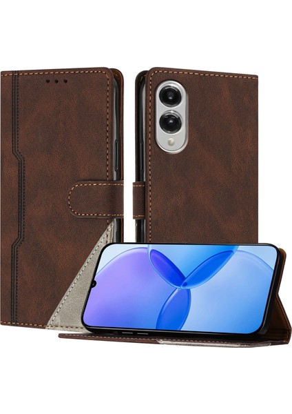Samsung Galaxy S25 Edge Cüzdan Kılıfı Pu Deri Kart Kılıfı ile Uyumludur El Standı Özelliği (Yurt Dışından)