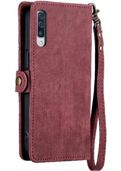 Samsung Galaxy A30S Flip Kapak Için Flip Case Basit Iş Cüzdan Kılıf (Yurt Dışından) indirimleri