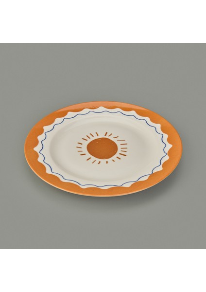 Kitchen Sun Servis Tabağı - Krem / Sarı - 27 cm fiyatları