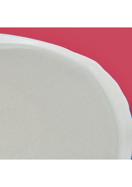 Kitchen Jota Ayaklı Tabak - Beyaz / Siyah - 28 cm fırsatları
