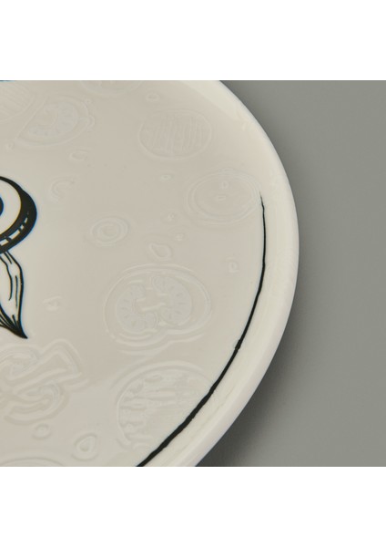 Kitchen Gourmet Pizza Tabağı - Krem / Siyah - 30 cm fırsatları