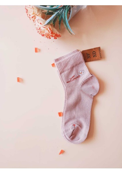 2 Çift Taşlı Kurdele Desenli Dikişsiz Rahat Hediyelik Kokulu Pembe ve Lacivert 36-40 fiyatları