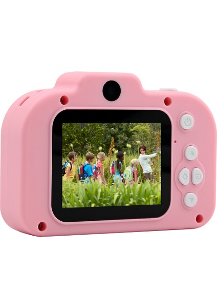 KDC-0025A 2.0-Inç IPS Ekran Video Kaydedici Çocuk Dijital Kamera, 32G Tf Kart + Kart Okuyucu Ile-Pembe (Yurt Dışından) fırsatları