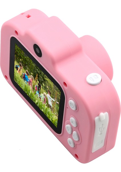 KDC-0025A 2.0-Inç IPS Ekran Video Kaydedici Çocuk Dijital Kamera, 32G Tf Kart + Kart Okuyucu Ile-Pembe (Yurt Dışından) indirimleri