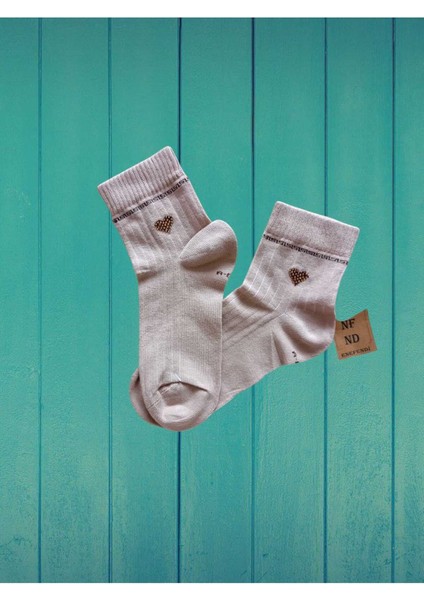 4 Çift Taşlı Kalpli Kokulu Likra Kısakonç Dikişsiz Çorap Pamuk Bej Ekru Vizon Kahve KADINÇORABI36-40 fiyatları