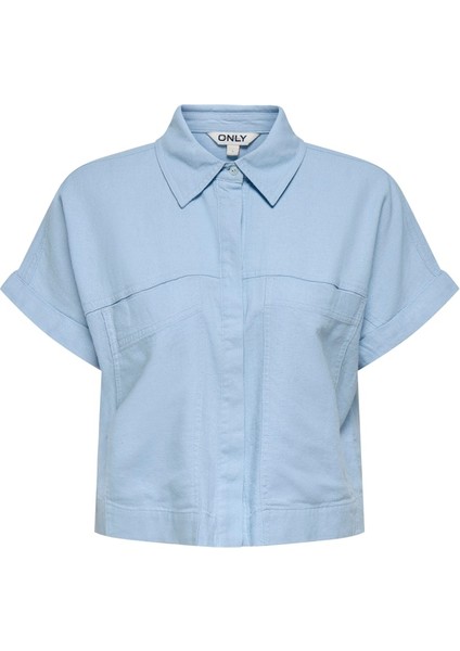 Onlcaro S/s Lınen Bl Boxy Shırt cc Pnt 15338744 fırsatları