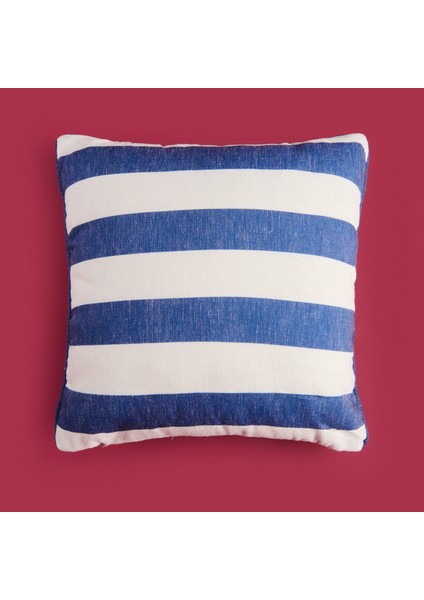 Soft Nautical Fun Çizgili Kırlent - Lacivert / Kırmızı - 40X40 cm modelleri