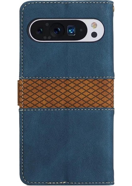 Google Pixel 9 Pro Çizilmeye Dayanıklı Kickstand Manyetik Için Cüzdan Kılıf (Yurt Dışından)