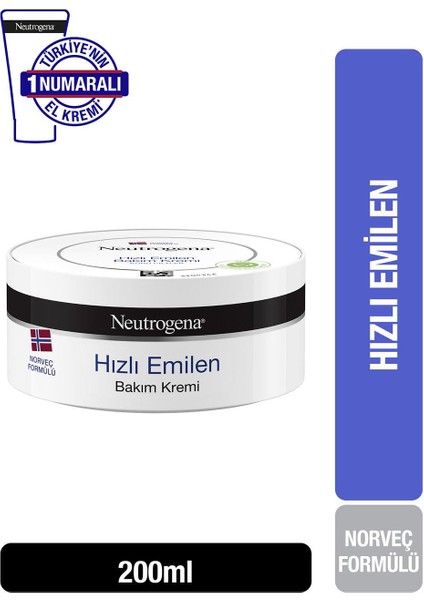 Hızlı Emilen Bakım Kremi 200 ml fiyatları