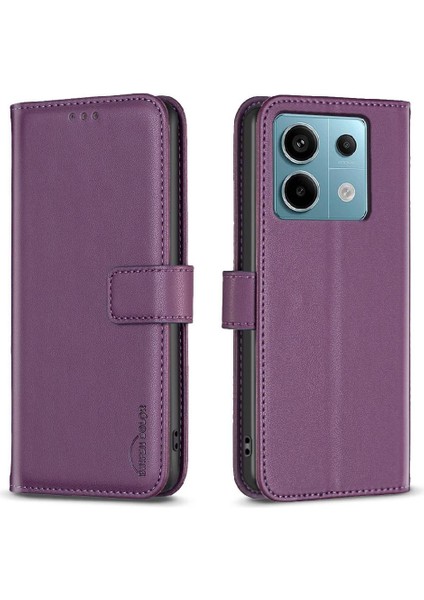 Xiaomi Redmi Not Için Flip Case 13 Pro 5g Çoklu Kart Yuvası Deri Kılıf (Yurt Dışından)