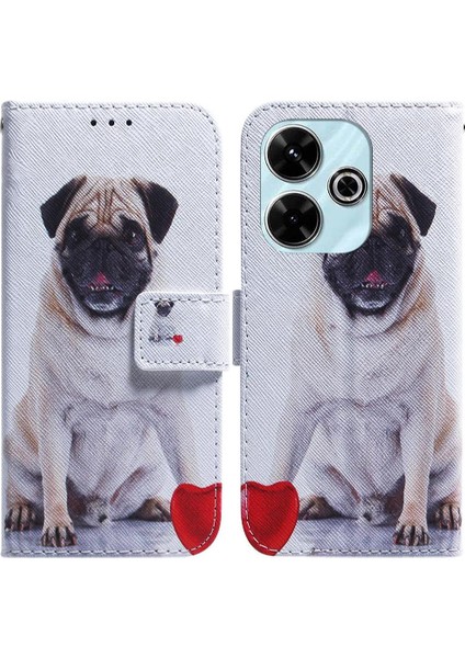 Xiaomi Poco M6 4g Manyetik Kapatma Kart Yuvaları Cüzdan Pu Için Flip Case (Yurt Dışından)