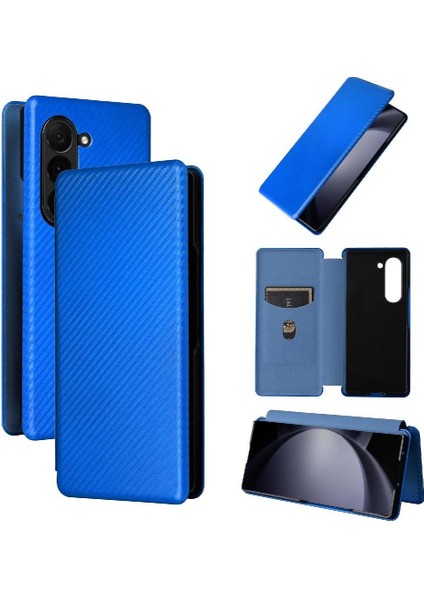 Samsung Galaxy Z Için Flip Case Kart Tutucu Kickstand Fiber ile 6 5g Kat (Yurt Dışından) modelleri
