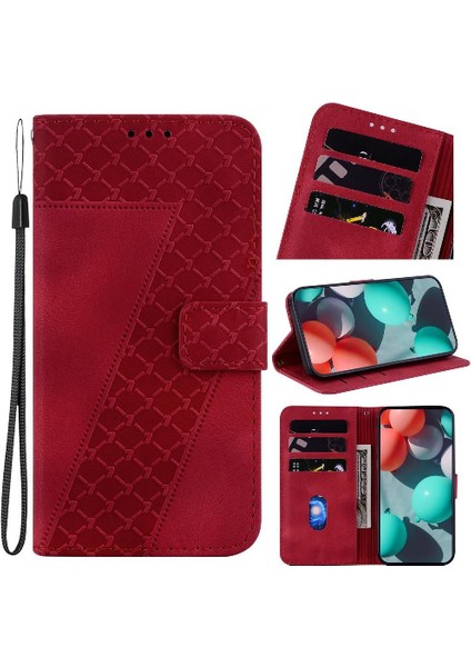 Realme Gt Neo6 Se Için Telefon Kılıfı Cüzdan Flip Folio Kapak Kart Yuvası Desen (Yurt Dışından)