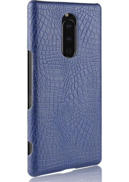 Sony Xperia 1 Koruyucu Kapak Klasik Timsah Için Şık Klasik Kılıf (Yurt Dışından) modelleri