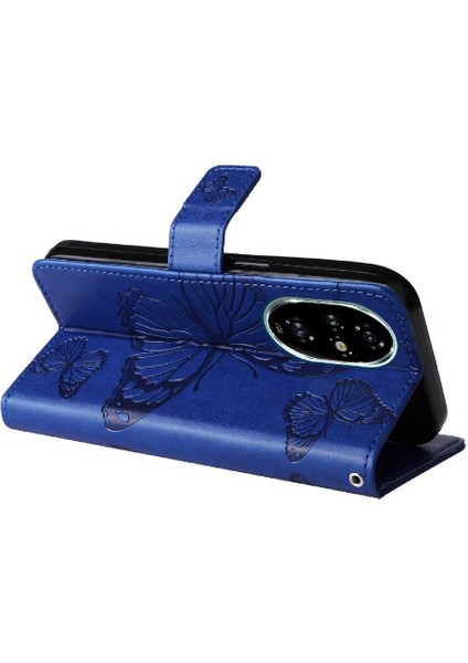 Kart Yuvası Standı ile Onur 200 Pro Için Kılıf Flip Kickstand Darbeye Pu (Yurt Dışından)