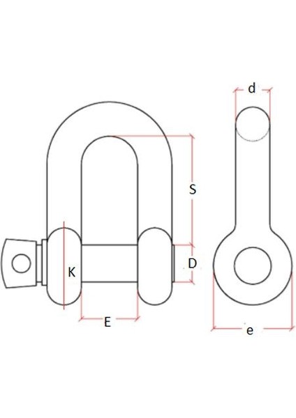 Tonajlı Kilit Düz G-210 5/8 - 3.25 Ton
