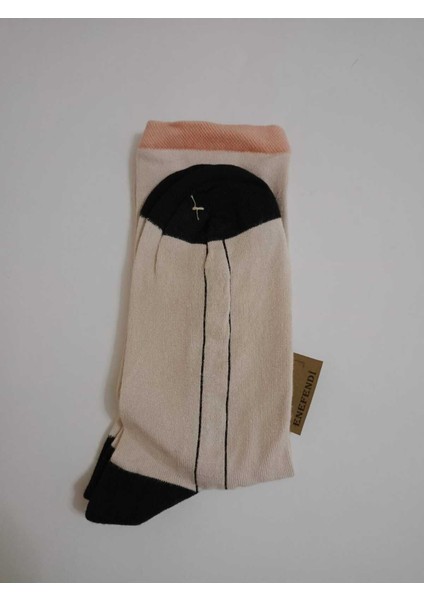 Dikişsiz Bambu Çorabı Kadın Yüzü Desenli Krempembe Yumuşak Kadın Çorap 36-40 fiyatları