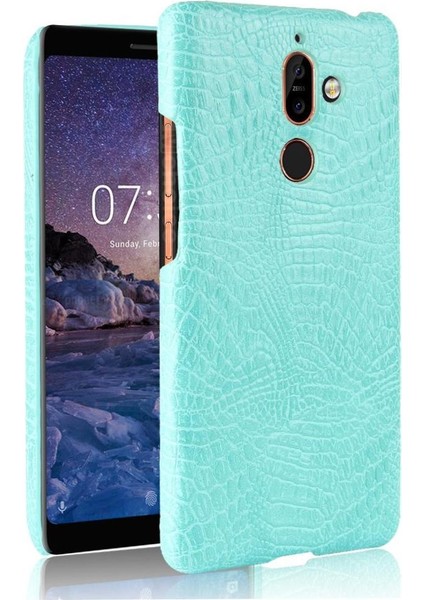 Nokia 7 Plus Anti Scratch Klasik Timsah Kapağı Için Şık Klasik Kılıf (Yurt Dışından)
