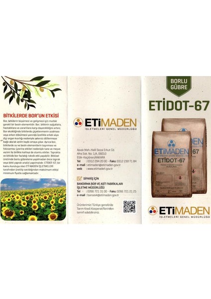 Etidot 67 Bor Gübre 20 kg