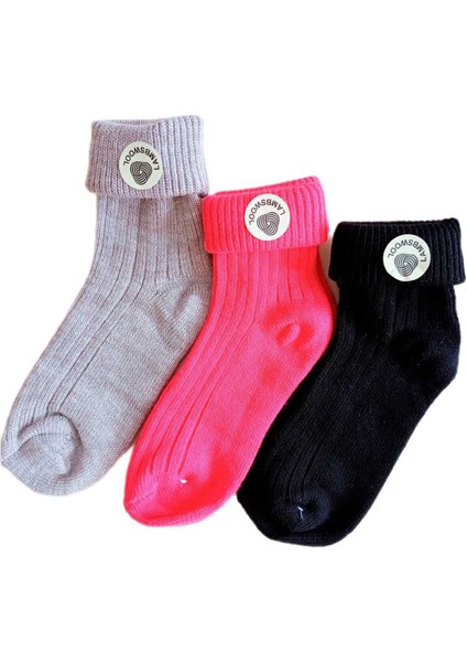 Yünlü Çorap Soket Fitilli Erkek Unısex Kadın Bot Çorabı, Kalın Kışlık Kokulu Siyah Yılbaşı Çorabı modelleri