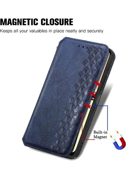 Realme C65 Için Flip Case Moda Tasarım Deri Kılıf Kapak Kapak Cüzdan (Yurt Dışından) modelleri