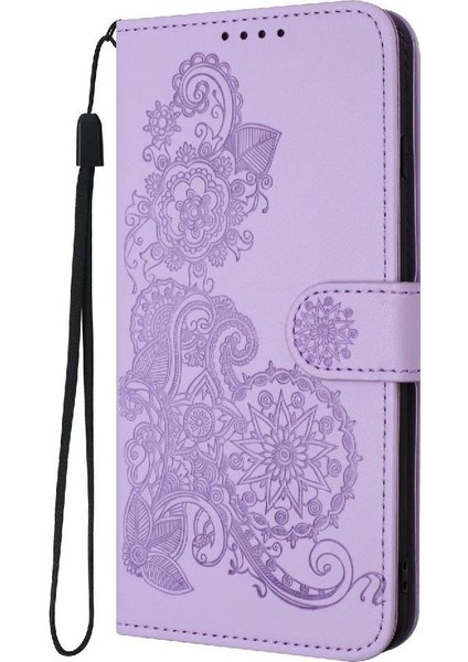Kart Yuvası ile Realme C65 Için Flip Case Standı Flip Folio Kitap Pu Deri (Yurt Dışından) modelleri