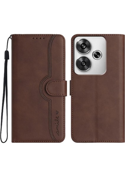 Xiaomi Poco F6 Kılıf Premium Pu Dahili Mıknatıs Kapak Cüzdan ile Uyumlu (Yurt Dışından)