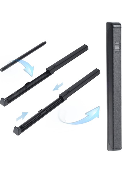 Gkk Samsung Galaxy Z Fold5 5g/z Fold4 5g/z Fold3 5g Kapasitör Kalem Kılıfı Manyetik Koruyucu Kapak (Kalem Yok)-Beyaz (Yurt Dışından) fiyatları