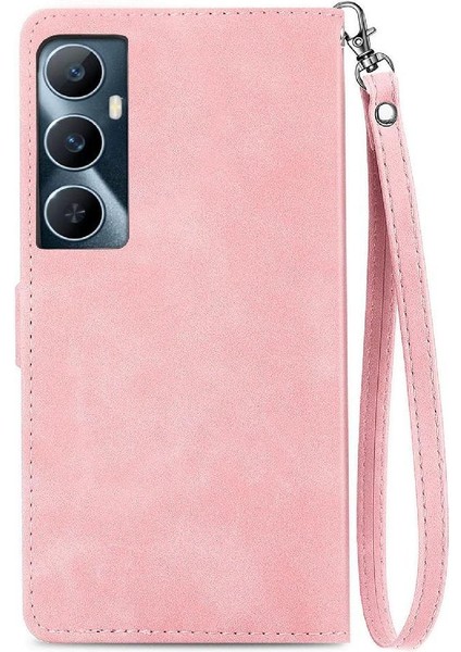 Realme C65 Cüzdan Çok Renkli Çoklu Kart Yuvası Iş Çevirme Için Flip Case (Yurt Dışından) modelleri