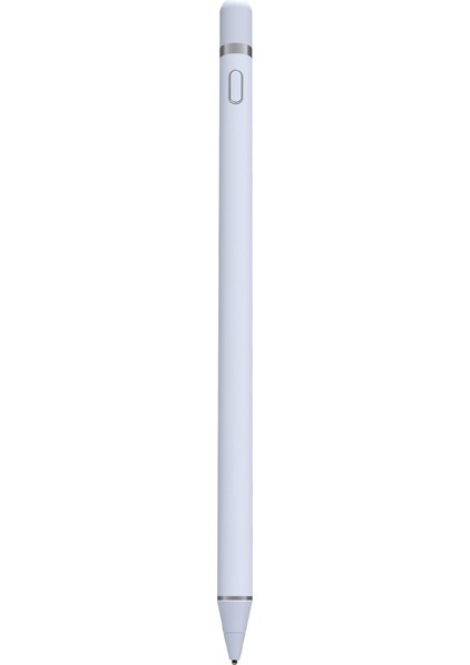 Gen. 2 Pen Aktif Kapasitif Kalem Otomatik Uyku Pil ile Çalışan Kablosuz Kalem Cep Telefonları, Tabletler Için-Beyaz (Yurt Dışından)