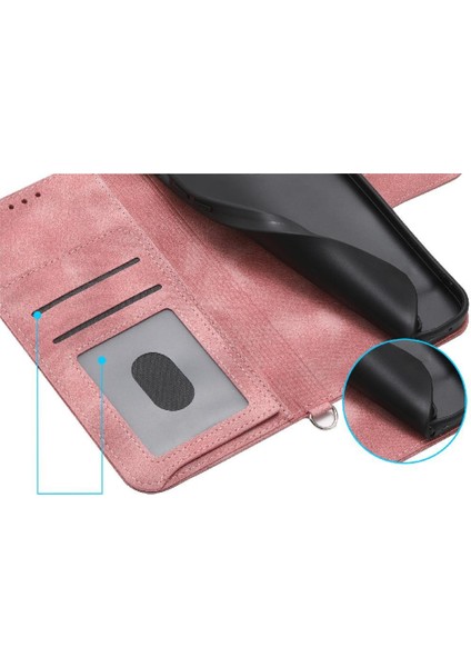 Onur Için Flip Case 200 Pro Çoklu Kredi Kartı Yuvaları Bileklik Kabartmalı (Yurt Dışından)