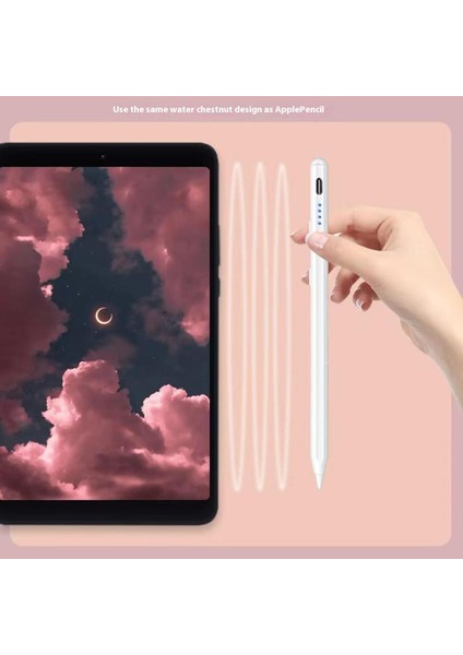 iPad Os 12.2+ (2018 ve Sonrası) Için Avuç Içi Reddetme Özellikli 4-Led Kalem, Manyetik Bağlantı (Yurt Dışından) fiyatları