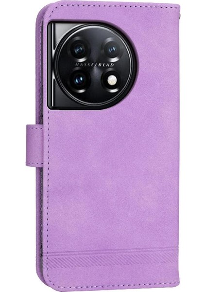 Oneplus 11 Bileklik Premium Manyetik Kapatma Kart Yuvaları Için Flip Case (Yurt Dışından)